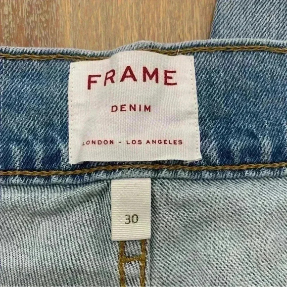 Frame Heritage Denim Slender Straight Jeans Size 30 - Picture 5 of 14